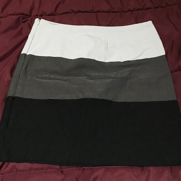 Windsor M Greyscale High Waist Bandage Mini Skirt - Picture 2 of 6
